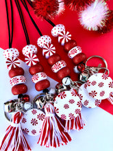 Load image into Gallery viewer, Candy Cane Lane Lanyard