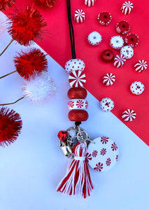 Candy Cane Lane Lanyard