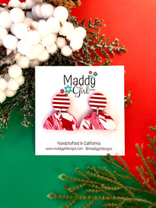 Candy Cane Crush Petite Dangles Stripes and Swirls