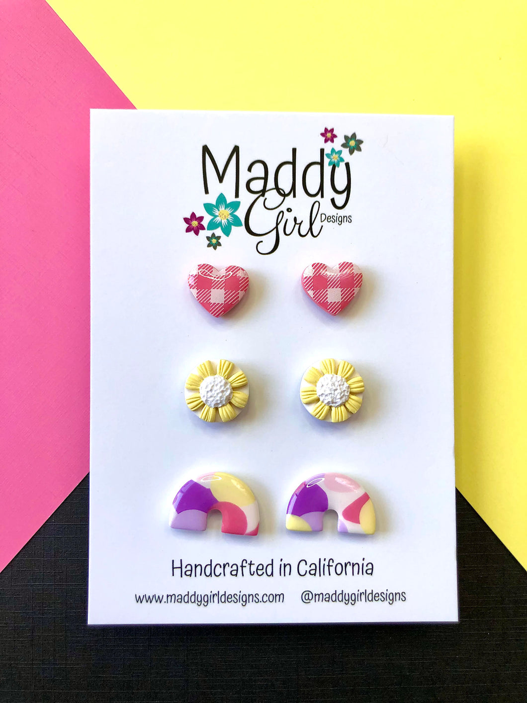 Color Me Daisies Triple Stud Pack No. 3