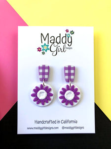 Color Me Daisies Gingham Daisy (Purple)