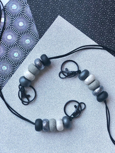 Graphite Star Lanyard